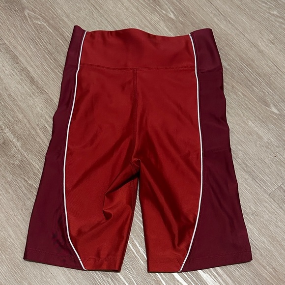 Jordan Kids Red and Maroon Shorts - Picture 3 of 3
